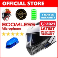 🏆VERSION 7 SG Helmet Headset Bluetooth id221 MOTO A1 SG Edition Version 7 Headphones Earphones Intercom Motorcycle