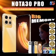 Handphone Baru 5G 1TB 16GB RAM Android Phone 6.8 Inch 7800mAh Battery 72MP Camera Dual SIM 1 Year Wa