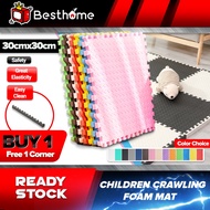 [Premium Quality] Baby Children Crawling Foam Mat Puzzle Playmat Kids Toy Floor Carpet budak tikar getah plastik tebal