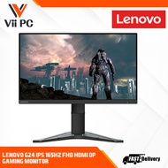Lenovo G24-20 IPS 144 Hz (Overclock to 165Hz) FHD 0.5MS (MPRT) 350 nits Gaming Monitor Blue Light Certified - Tilt/Height Adjustable - HDMI x2 &amp; DP Port