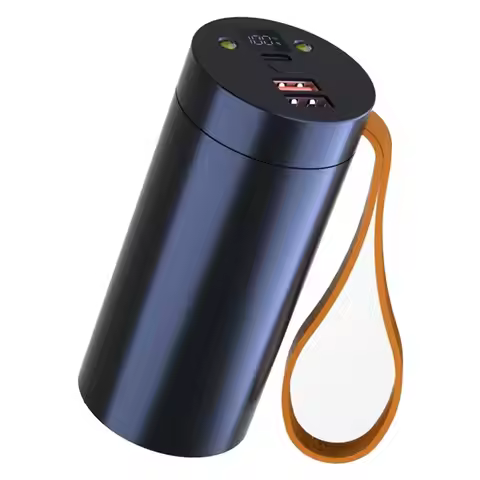 FULL-Power Battery Box PD22.5W For 4680 Batteries Models Digital Display Power Bank Case Black