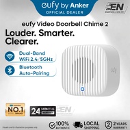 eufy Video Doorbell Chime 2 | 10 Built-In Chimes, Dual-Band WiFi 2.4/5GHz | Bluetooth Auto-Pairing