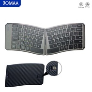 ≮318≯JOMAA Wireless Ergonomics Split Keyboard Bluetooth+2.4g Foldable Rechargeable Portable Travel O
