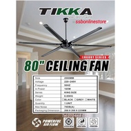 Tikka Big Industrial Ceiling Fan 80 Inch (One Year Warranty)
