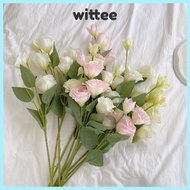 WITTEMY Artificial Eustoma Grandiflorum Roses, Large Size Silk Material Artificial Lisianthus Flower