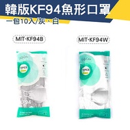 【儀特汽修】韓版口罩 口罩減壓 白色口罩 四層含熔噴布 魚嘴型 MIT-KF94 kn95 魚形口罩 