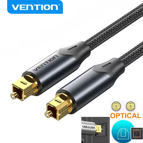 Vention Optic Audio Cable Digital Optical Fiber Cable Toslink 1m 5m SPDIF Coaxial Cable for Amplifie