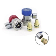 R134a Car Adapter Aircond Quick Connector High Low Pressure Adapter Manifold Gauge