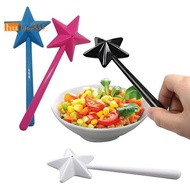 4 PCS Salt and Pepper Shaker Magic Wands Duo Salt / Pepper Black & White & Pink & Blue 18x7x3cm