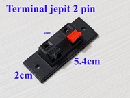 Terminal Jepit 2 Pin Speaker Amplifier Kabel Power Box 2P 2Pin WP2-2