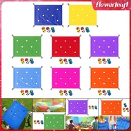 [Flowerhxy1] Team Building Game with Perforated Canvas, 6 Polyurethane Balls for Work, Team Learning
