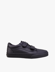 Vans Old Skool V Kids' Play School Sneakers Shoes - Classic Tumble Black Mono