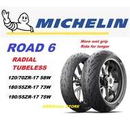 Michelin Road 6 120/70-17  180/55-17 190/55-17 RADIAL ZR TYRE
