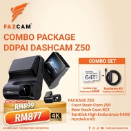 DDPAI Dashcam Z50 Front &amp; Rear Cam 4K