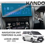 LEXUS LM 350 Tempered Glass Protector LEXUS LM 350 GPS Screen LEXUS LM 350 Tempered G