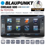 BLAUPUNKT Chicago 600 200mm Toyota 2 DIN CD GPS Car DVD Player Stereo Headunit