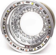 Wheel, Wide 5 XL, 15 x 14 in, 6.000 in Backspace, Wide 5 Bolt Pattern, Bead lock, Aluminum, Polished