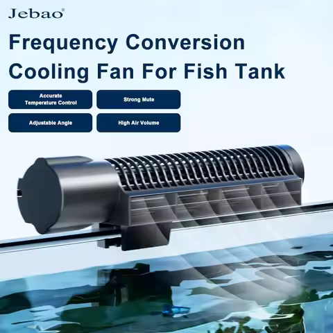 Jebao Jecod ACF Series Aquarium Cooling Fan 12V 3W/4W, Quiet Variable Speed Fan for Fish Tank, Water