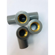 PVC ELBOW / SOCKET / TEE WITH BRASS THREAD PVC P/T CONNECTOR
