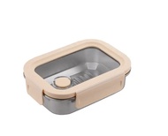 (NEW) La Gourmet - INOX316 Stainless Steel Lunch Box 600ml 1150ml 2000ml /  Colour : Cream