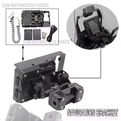 Brand new 10/12 mm mobile phone holder motorcycle GPS navigation holder For BMW R1200GS For Honda CR