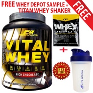 Vital Whey Halal (2kg/4.41Lbs) [Free Titan Whey Shaker Depot Sample]