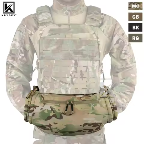 KRYDEX Tactical Hand Warmer Pouch Water-Resist Vest Drop Hanger Muff Warmer Pouch Outdoor Winter Hun