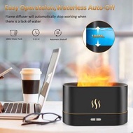 USB 創新油香擴散器加濕器超聲波冷霧連 LED 火焰效果  gawckp USB Innovative Oil Aroma Diffuser Humidifier Ultrasonic Cool M