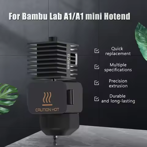 Hotend For Bambu Lab A1 mini Assembly Hotend Kit 0.2 0.4 0.6 0.8MM Replaceable Nozzle For 3D printer
