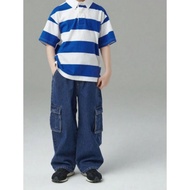 BAGGY DENIM CARGO BUDAK PREMIUM QUALITY UNISEX/ CARGO VIRAL DENIM/SIX POCKETS CAGO BOYS/BAGGY CARGO
