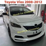 Toyota Vios 2002-2012 Front Bumper Diffuser Lip Wrap Angle Splitters Spoiler