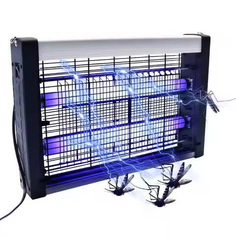 20W/30W/40W High-Power Mosquito Killer Lamp Commercial Electric Bug Zapper for Large Areas UV Insect