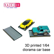 3D printed 1/64 diorama car base  (only base, car are not included)