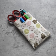 雙層口袋型醫師袍筆袋_小葉飄飄