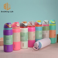 Water Bottle Owala FreeSip Vacuum Insulated Stainless Steel Portable Thermos Cup 32oz 24oz