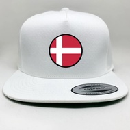 Camouflage HipHop Snapback Hat Denmark Flag Denmark Flag