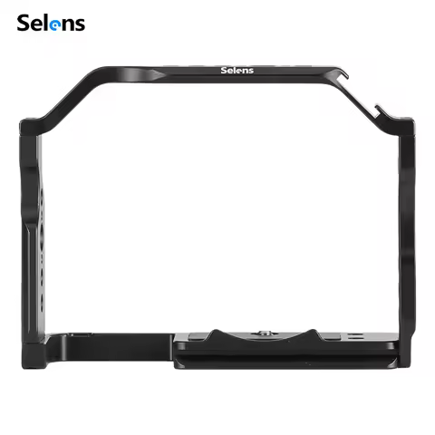 Selens Camera Full Cage Metal Stabilizer Rig Protective Case With 1/4 & 3/8 Screw Holes For Canon EO