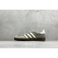 adidas originals GAZELLE INDOOR suede Low cut board shoes for both men and women Grey
