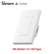 [Hot] Sonoff M5 matter WiFi smart wall switch smart home remote control works with Apple home Alexa 