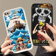 GK-66 One Piece Pirate Ship Black White Silicone Casing for OPPO Realme A5 A3S C2 A1K A12s C2s A12E 