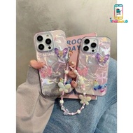 GANTUNGAN SS954 GL065 SOFTCASE CASE MOTIF 3D MAGICAL BUTTERFLY FOR SAM A02S A03 A03S A04 A04E A04S A