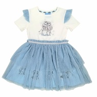 RM28 Primark D!sney Fr0zen Elegant Girl Kids Dress white blue skirt - Size 1.5Y-8Y