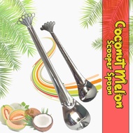 Pangkayod ng BUKO at MELON Stainless Steel Filipino-Style Coconut Melon Grater Scraper Scooper Spoon