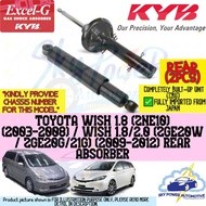 TOYOTA WISH 1.8 (ZNE10)/WISH 1.8 (ZGE20W)/WISH 1.8/2.0 (ZGE20/21G) KAYABA (KYB) EXCEL-G GAS SHOCK AB