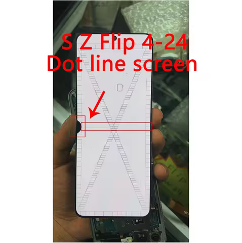 with Defect Burn Shadows Amoled For Z Flip 4 LCD Display Touch Screen Digitizer For Samsung Galaxy Z
