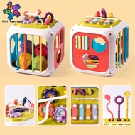 Baby Toys 12 18 Months Montessori Toys 7 in 1 Educational Toys with Shape Sorter Stacking Blocks