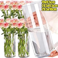 2/1Pcs Transparent Acrylic Vase - Cylinder Plant Container - INS Style - Home Decor - Hydroponic Pla