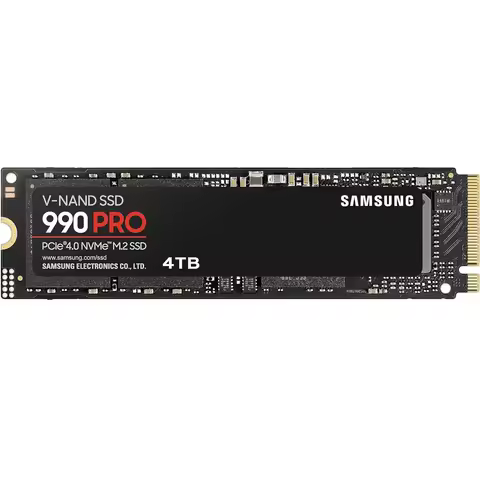 SAMSUNG 990 PRO SSD 4TB PCIe 4.0 M.2 2280 Internal Solid State Hard Drive for High End Computing Gam