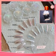 【gift】gaoy Nail Art Moonlight Powder Aurora High Gloss Electroplating Magic Mirror Nail Powder Nail 