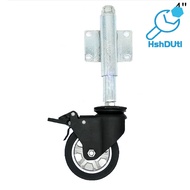 Mn Steel Spring Loaded Gate Swivel Caster Wheel Roller Fence Hardware Slider